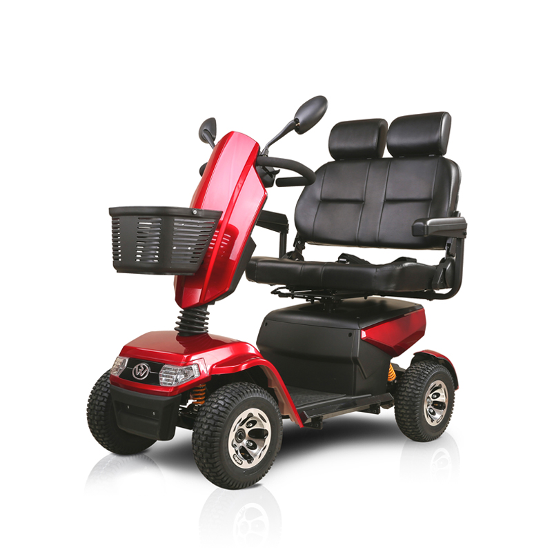 S70D 2 мест пожилой мобильный мобильность Scooter Electric Trioycle с корзиной